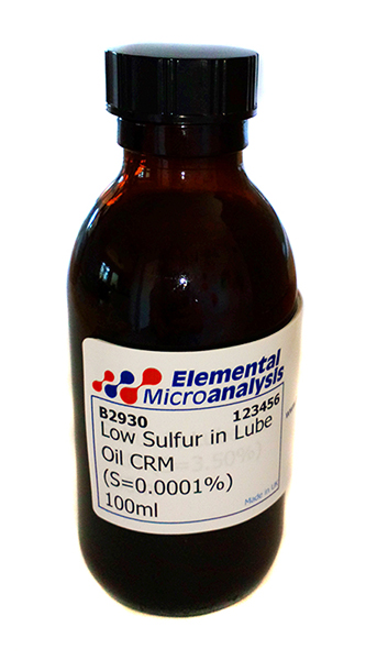 Low Sulfur in Lube Oil (S=0.0001%) 100ml  See Cert 5211093